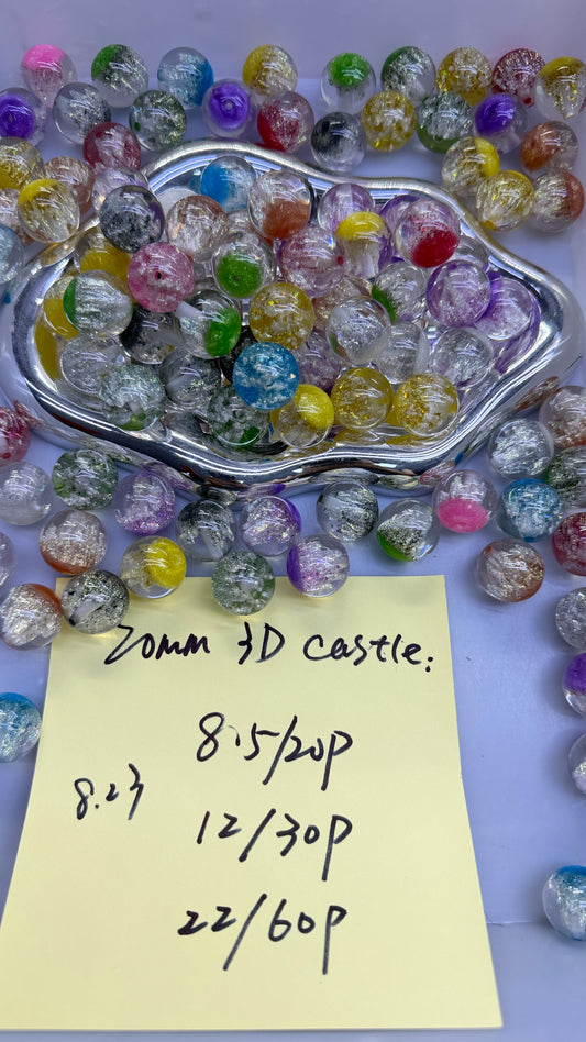 8.23 NEW-20mm 3D castle