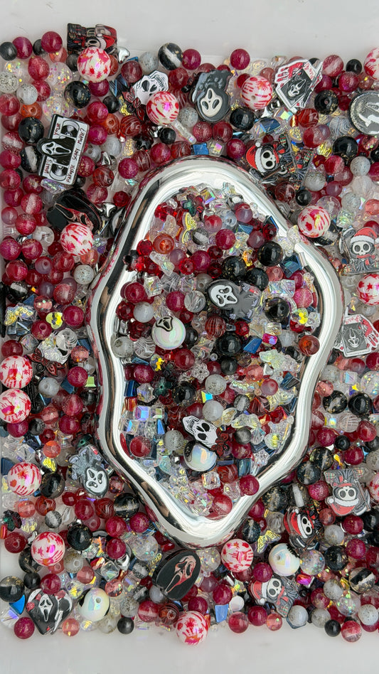 8.23 PHONE CHAIN MIX BEADS:death party